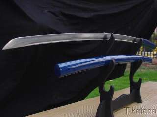 Hand Forged Blue Japanese Katana Sword Shirasaya Iaido  