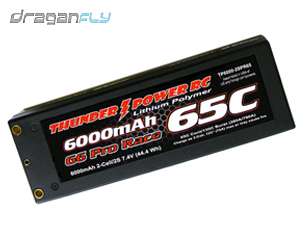Thunder Power RC G6 LiPo Battery 6000mAh 2 Cell/2S 7.4V  