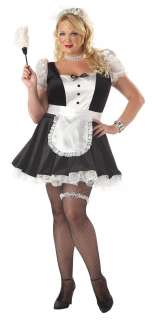 New French Maid Plus Size Adult Costume  