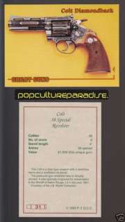 COLT .38 SPECIAL DIAMONDBACK REVOLVER GREAT GUNS CARD  