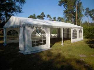 Partyzelt Festzelt Zelt 5x10 m grau weiss PVC in Nordrhein Westfalen 