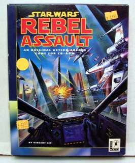 1993 Star Wars REBEL ASSAULT Boxed Computer Game MIB  