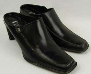 Womens Franco Sarto Black Clogs 11 M Shoes Slip Ons Slides Heels 
