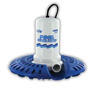 Rule H53SP 24 Rule 1800 Pool Cover Pump w/ Leaf Protector   24 Cord 