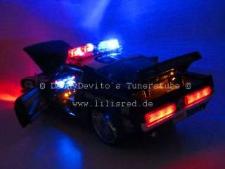 Mustang Shelby 1967 GT 500 KR Police 118 LED Custom Tuning Light 