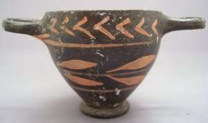Magna Graecia Xenon Ware Skyphos , Apulian Greek Ceramic of Antiquity 
