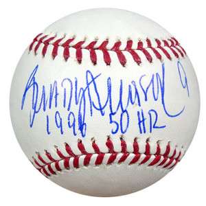 BRADY ANDERSON AUTOGRAPHED SIGNED MLB BASEBALL 1996 50 HR PSA/DNA 