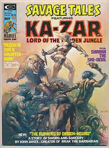   TALES #10 VF/NM, Ka Zar, Neal Adams ill., Marvel Comics Magazine 1975