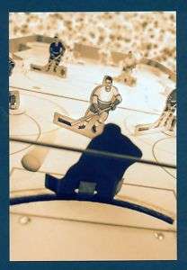 G3263 4X6 Postcard Rod Hockey Table Player Making Goal  