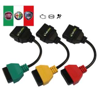 FIATECUSCAN DIAGNOSTIC ADAPTOR SET SRS ABS CAN LEADS  