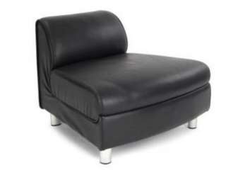 ViennaOversized Faux Leather Reception 3 seater Chair  