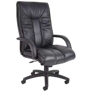   BOSS ITALIAN LEATHER HIGH BACK EXECUTIVE CHAIR   Delivered Office