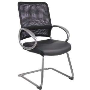   BOSS MESH BACK W/ PEWTER FINISH GUEST CHAIR   Delivered: Office