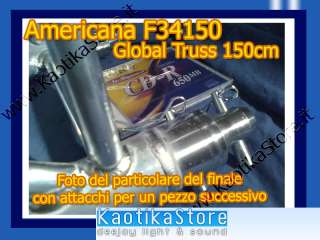 AMERICANA GLOBAL TRUSS F34150 150cm struttura alluminio supporti luci 
