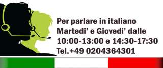 Per ulteriori informazioni in italiano telefonare allo +492043/64301 