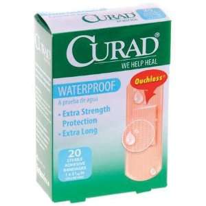  CURAD CUR43021 Bandage,Waterproof,1 In x 3 1/4 In,PK 20 