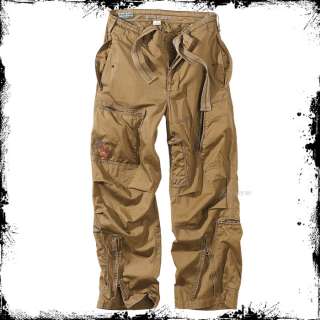 SURPLUS INFANTRY TROUSERS COMBAT PANTS MENS CARGOS BAGGY ARMY STYLE 