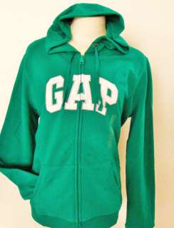 GAP Womens Emerald Green Hoodie Sweatshirt Jacket NWT Sizes L XL XXL 