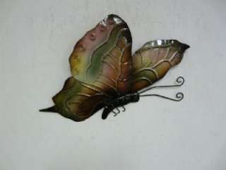 Contemporary Metal Wall Art Butterfly Profile  