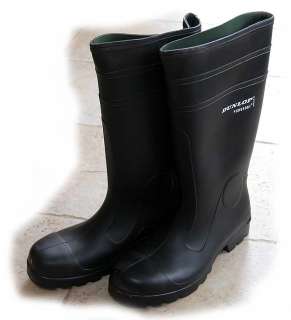 Dunlop Purofort Waterproof Steel Toe Wellington Boots Black Size 12 