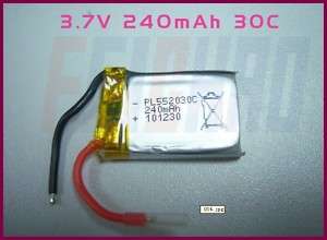 F00852 S107 19 3.7v 240mAh Li Po Battery,SYMA S026 Heli  