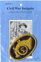 NEW CIVIL WAR INSIGNIA UNION INFANTRY OFFICER PATCH  