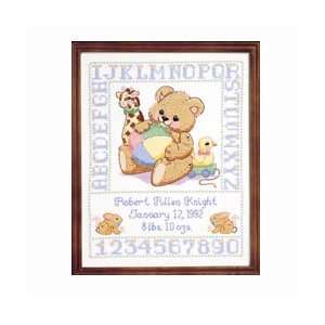  Bear Birth Sampler #135 04 