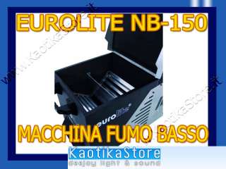    150 EUROLITE MACCHINA FUMO BASSO ICE LOW FOG MACHINE EUROLITE NB 150