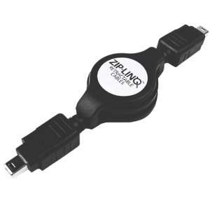  Keyspan ZIP LINQ Retractable Firewire 4 Pin to 4 Pin Cable 