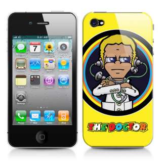 Valentino Rossi  Doctor on Cover Apple Iphone 4 46 The Doctor Valentino Rossi Custodia