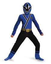 Classic Blue Power Ranger Samurai Boys Costume