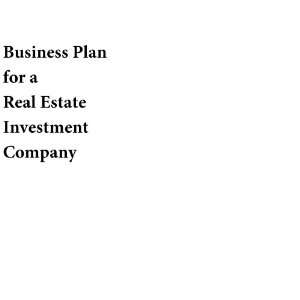 real estate investment group business plan