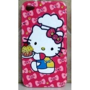  Hello Kitty Ipod Itouch 4 Case Cupcake Kitty Pink 