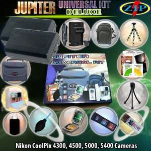  Camera Bag, Leatherette Case, 2 EN EL1 800 mAh Batteries, Mini 