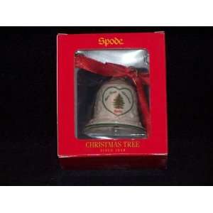  Spode Christmas Tree Ornament 2008 Bell Our First Christmas 