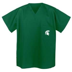  Michigan State University Logo Scrub Shirt XL