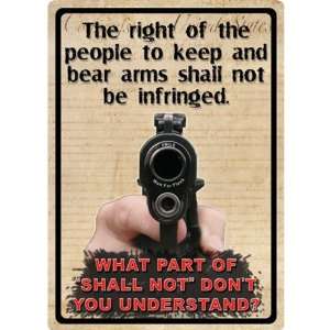  Rivers Edge Products The Right To Keep and Bear Arms Tin 