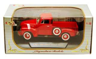 1953 Chevy Pickup Truck   1:32 Scale Diecast Car   Red   Signature 