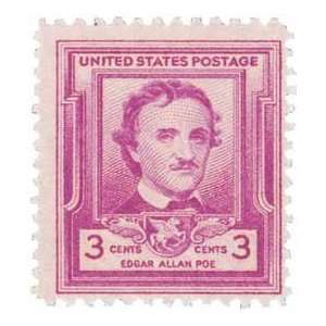  #986   1949 3c Edgar Allan Poe Postage Stamp Numbered 