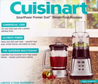   Cuisinart SmartPower Duet Blender Plus Food Processor Slicer  