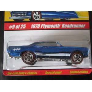 1970 Plymouth Roadrunner (Spectraflame Blue) 2005 Hot Wheels Classics 