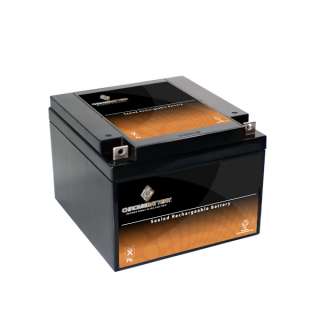 24 AH SEALED 12 VOLT DEEP   CYCLE RECHARGEABLE BATTERY  
