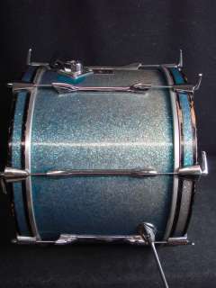   Premier 5 Piece Sparkle Drum Kit 2 rack toms 1 Floor Tom Snare w/ Case