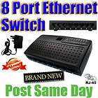   Ethernet LAN Network Hub Switch Power Adapter Cable For Xbox Ps3 Game