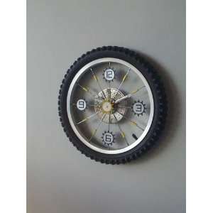  Art4Kids 98200 Bike Wheel Clock with black tire