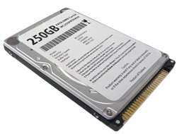 250GB 5400RPM 8MB Cache PATA IDE ATA 6 2.5 Laptop Drive HP, DELL 