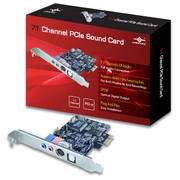 Vantec UGT S110 7.1 Channel PCI Express Sound Card  