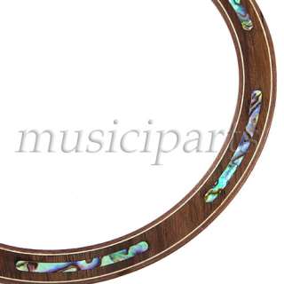 2pcs soundhole rosette,ACOUSTIC GUITAR ABALONE INLAY ROSEWOOD ROSETTE