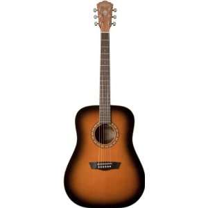  Washburn WD7S Series WD7SATB Acoustic Guitar Musical 