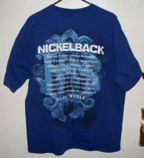 Nickelback Dark Horse Tour Shirt XL  